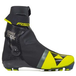 Fischer Speedmax Skate Boot in Black and Yellow